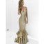 Mermaid Sexy Sequin Spaghetti Strap Long Prom Bridesmaid Dresses, WG461