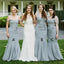 Unique Mismatched Charming Long Wedding Bridesmaid Dresses, WG368