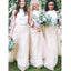 2 Pieces Charming Lace Top Tulle Cheap Long Wedding Bridesmaid Dresses, WG468