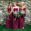 Elegant Mismatched Simple Cheap Long Wedding Bridesmaid Dresses, WG328