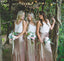 Elegant Sequin Long Formal Cheap Wedding Party Bridesmaid Dresses, WG035 - Wish Gown
