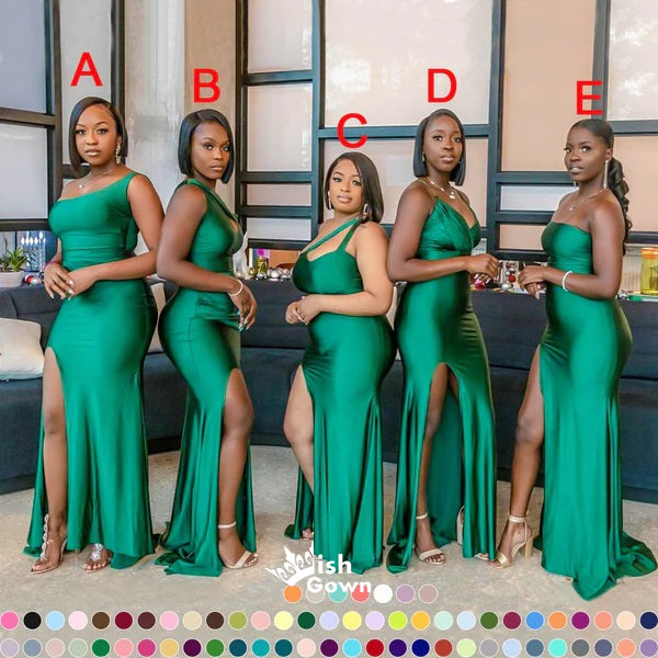 bridesmaid dresses near me within 20 mi Mismatched Sexy Green Mermaid Maxi Long Online, WGM – Wish Gown Dress length type:Maxi Length Gradient Red And Black Paris black