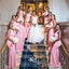 Mismatched Sexy Pink Mermaid Maxi Long Bridesmaid Dresses Online, WGM139