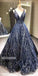 Unique Open Back Formal Fashion Long Evening Prom Dresses, WG1109