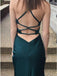 Popular Sexy Open Back Mermaid Simple Cheap Long Prom Dress, PD0175