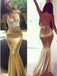 Sexy Mermaid Open Back Simple Cheap Popular Long Prom Dresses, WG1047
