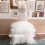 Elegant Cap Sleeve Mermaid Tulle Long Wedding Dresses WDH014