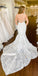 V-neck Spaghetti Strap Mermaid Dreaming Long Wedding Dress WDH045