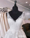 Elegant Illusion Applique Tulle Dreaming Wedding Dress WDH050