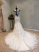 Mermaid Seen Through Back Lace Popular Long Cheap Bridal Wedding Dress, WG695