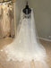 Affordable Tulle Applique Charming Long Brides Wedding Dresses, WG1218 - Wish Gown
