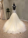 Spaghetti Strap Seen Through Back Long Cheap Bridal Wedding Dress, WG693
