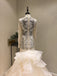 Gorgeous Long Sleeves High Neck Mermaid Long Wedding Dresses, WG1223 - Wish Gown