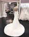 Spaghetti Strap Iovry Simple Long Wedding Dresses with Bow YH1117