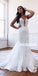 Sweetheart Mermaid Lace Tulle Long Wedding Dresses YH1123