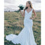 Elegant Simple Cheap Long Mermaid Bridal Wedding Dresses, STZ314
