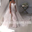 Charming Sweetheart Mermaid Lace Long Bridal Wedding Dresses, BW1514
