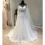 Affordable Tulle Applique Charming Long Brides Wedding Dresses, WG1218